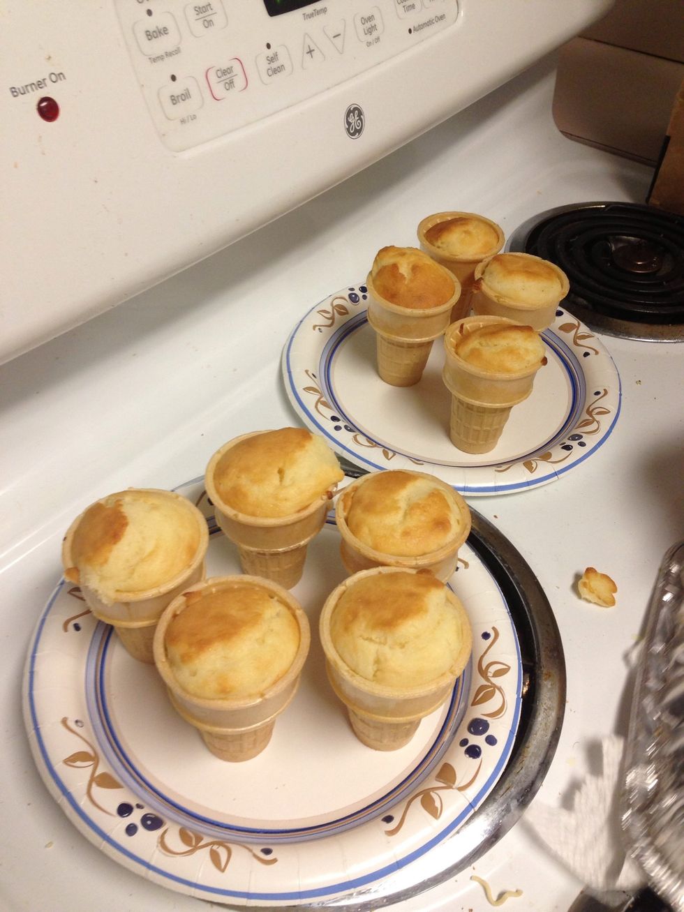 This is what they look like once they've finished baking