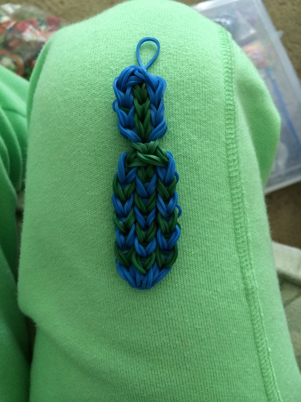 This is what we are going to be making today. My version of a tie. My son actually wants to wear it, lol