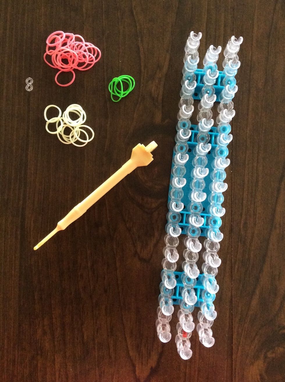 This is what you'll need. (Plus extra green bands)