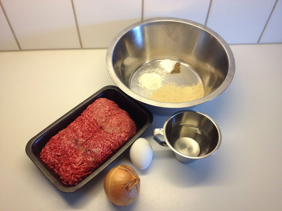 This is what You need to make swedish meatballs.