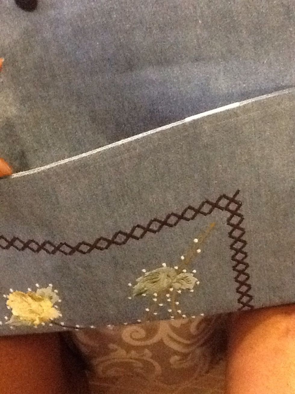 This is what you should see after gluing the sides.