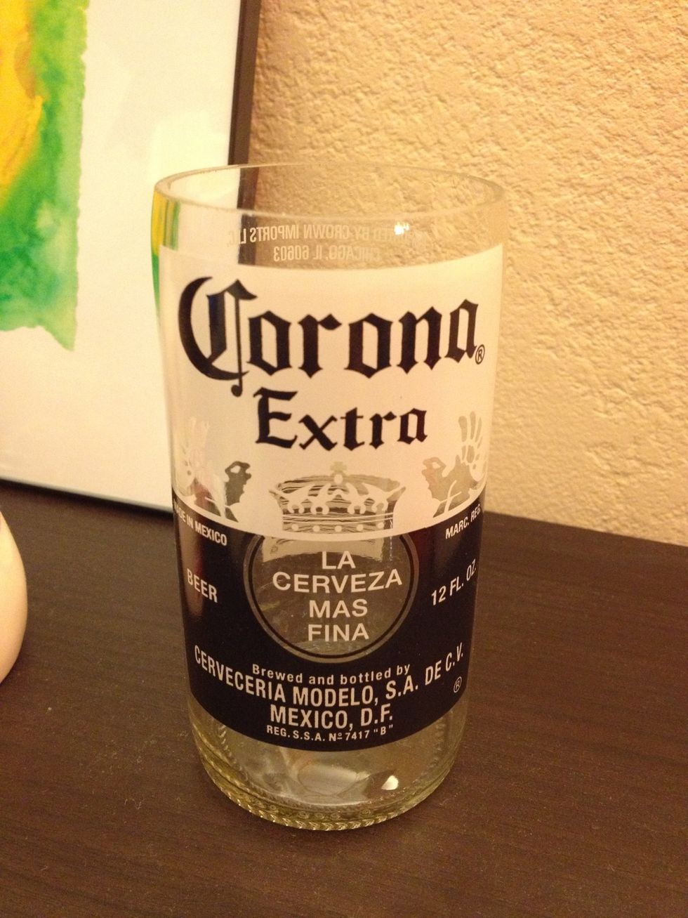 This is what you will be making from a typical beer bottle