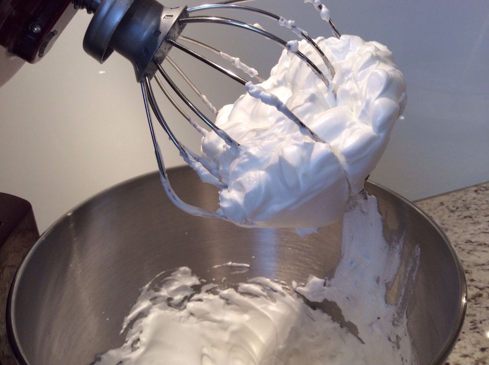 This is what your mixture should look like when it is ready to put the food dye in.
