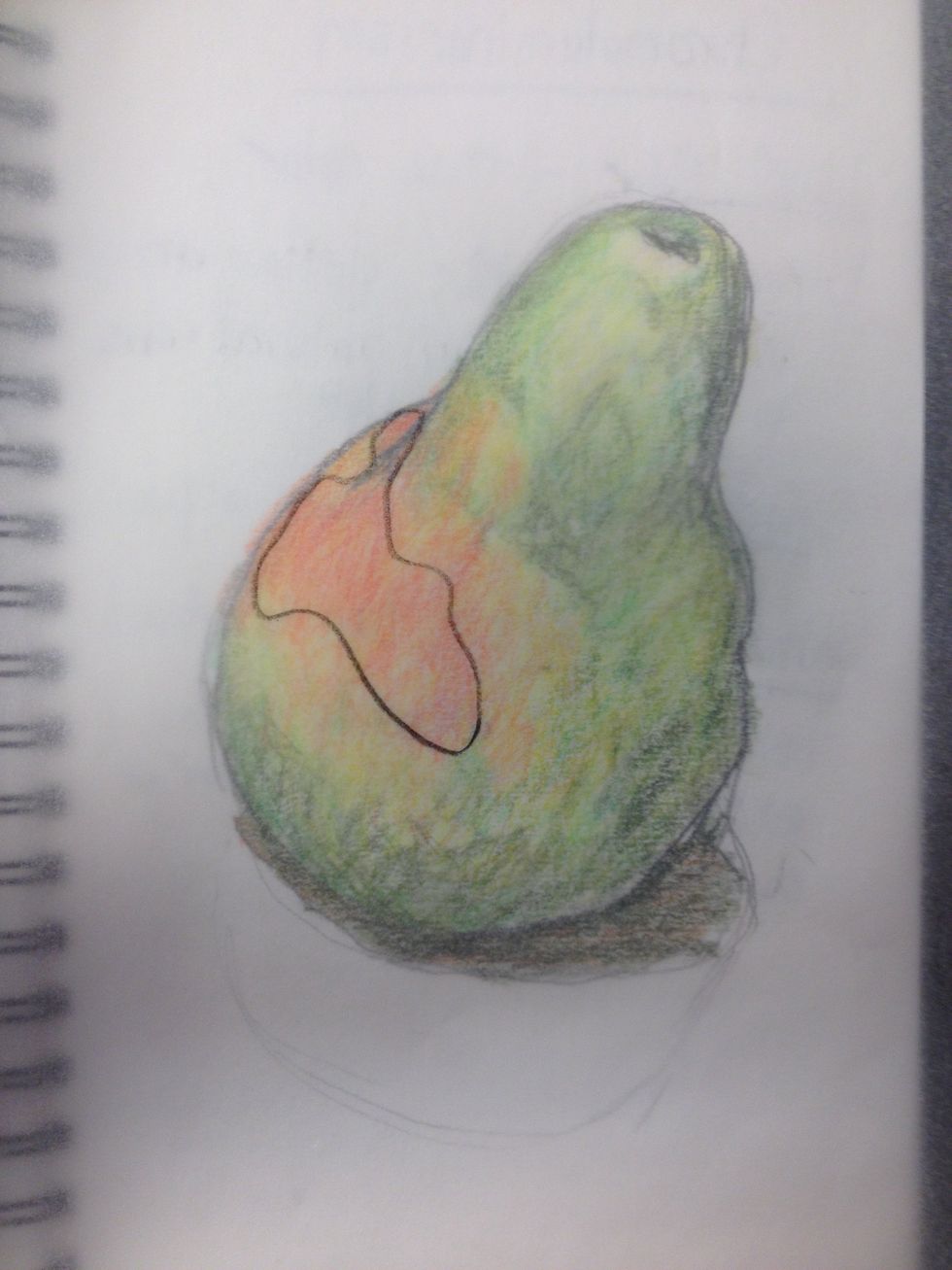 This is where I added the red.