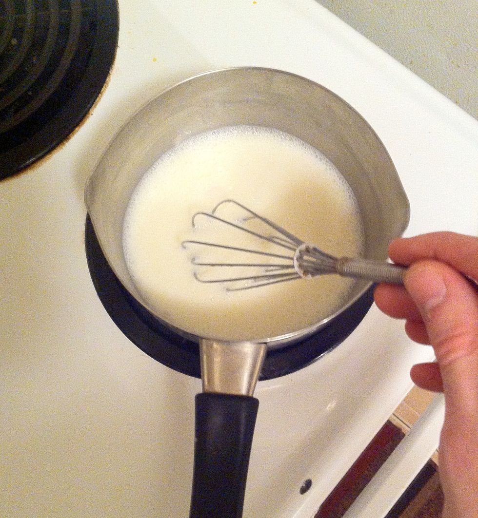 This is where the fun part begins! \ud83d\ude12\ud83d\ude1b Whisk the milk frequently to prevent it from burning