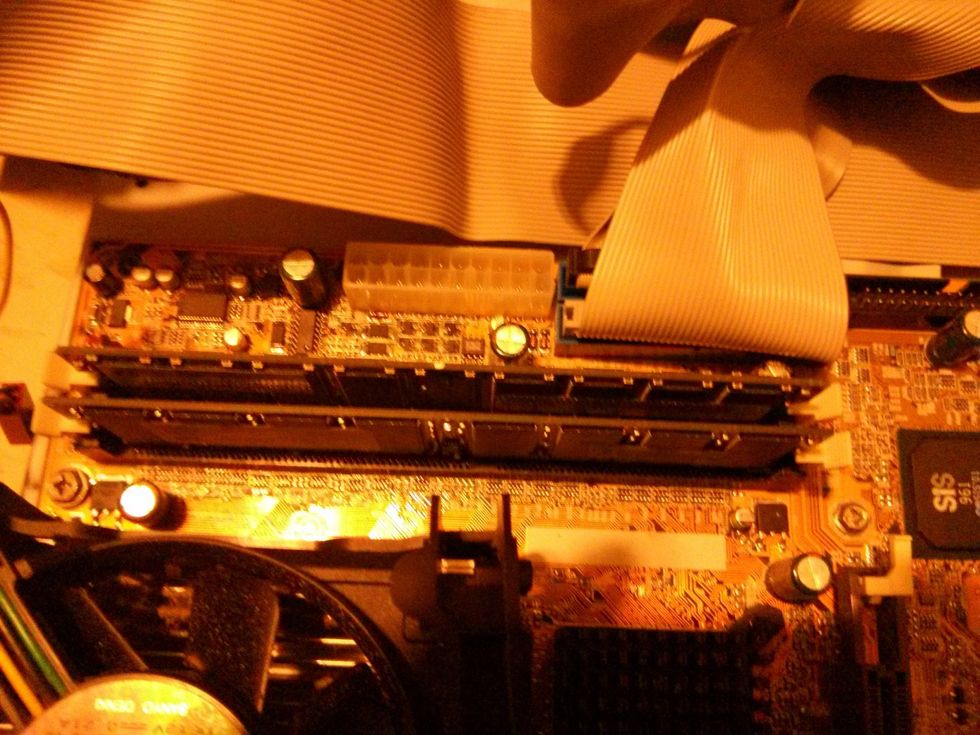 This is where the Ram is Located on this computer