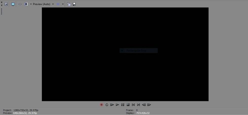 This is where your video will appear In the top left of this video window, there will be a Preview option. This will change the quality of your previewed video, not the finished product