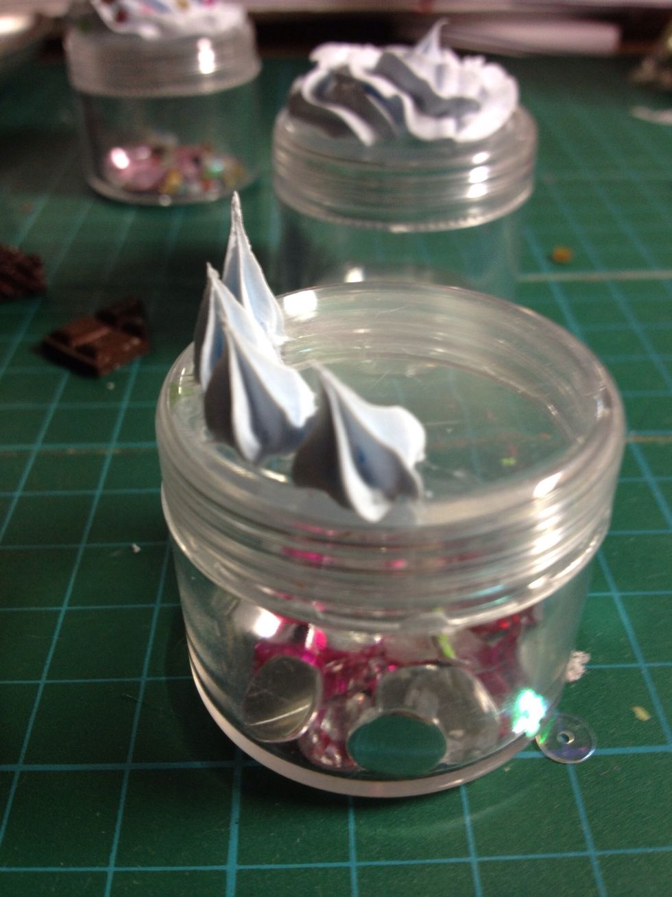 This is whipped cream in cream head style.