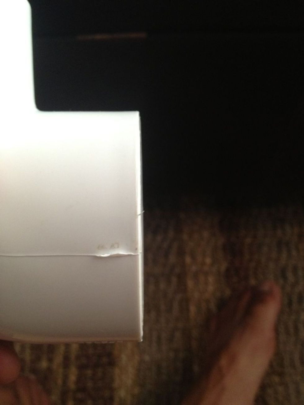 This is with the wall mount inserted