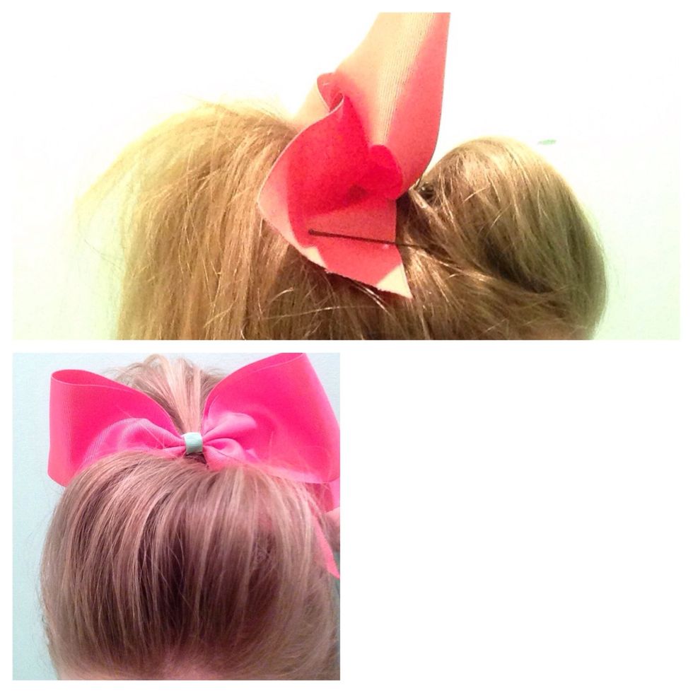 This is your finished hair style.