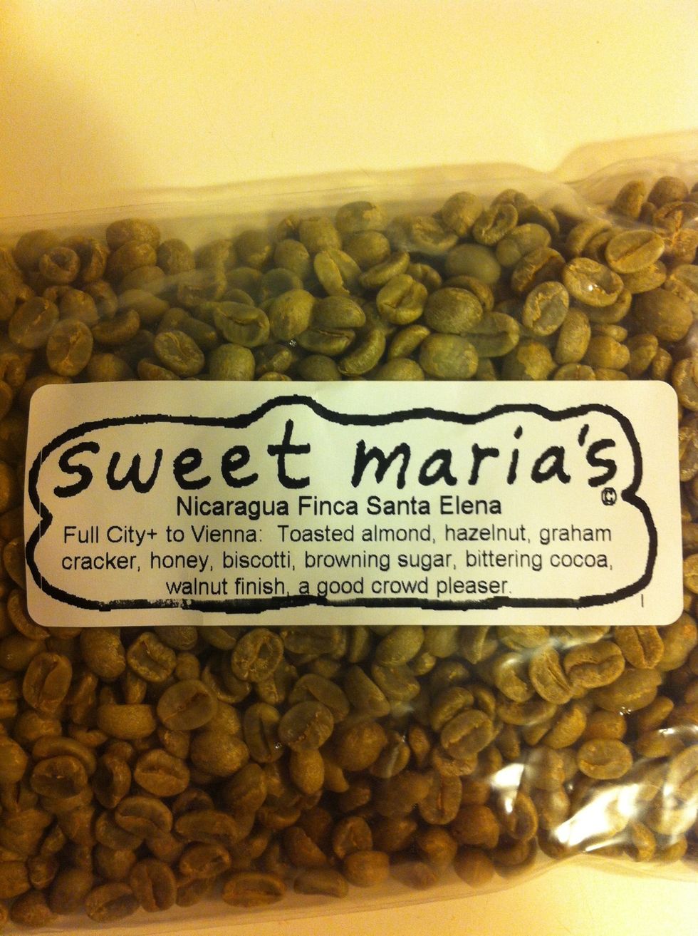 This just gives you an idea of how Sweet Maria's labels their coffee. I don't always taste every flavor listed, but it is still delicious!