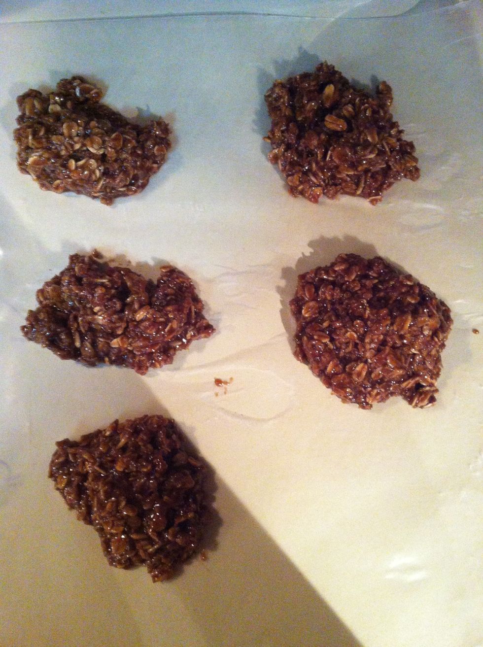 This makes quite a few so don't make them small!! Let harden, and Enjoy with some milk!!(: