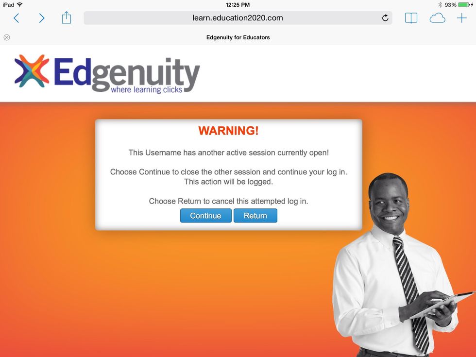 This may pop up. Just click continue. If not, proceed to the next step.