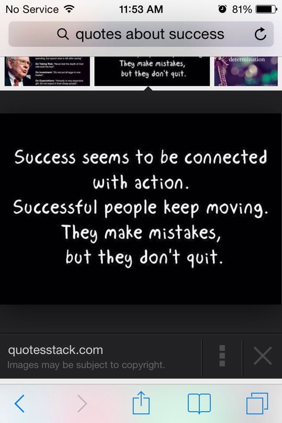 This mean you have to do thing to find success in it so this means I have to work hard at school so I can get good grades