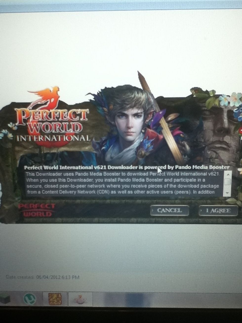 This message will pop up; proceed.