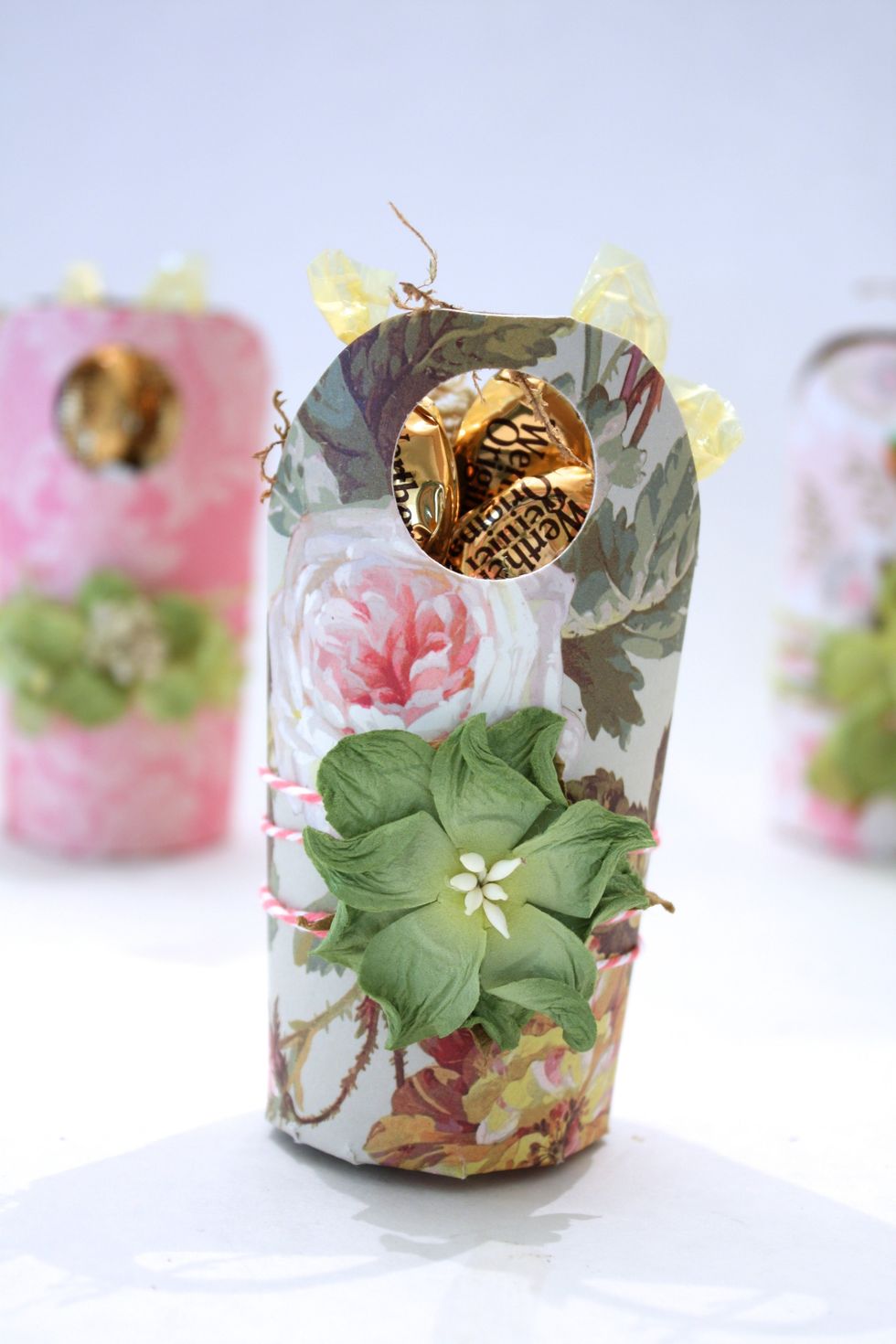 This one has a Mulberry Street Petlaoo flower- Wild Roses in green, so pretty! Thanks for joining me today! You can find me at http://inmyblueroom.blogspot.com/ Denise!