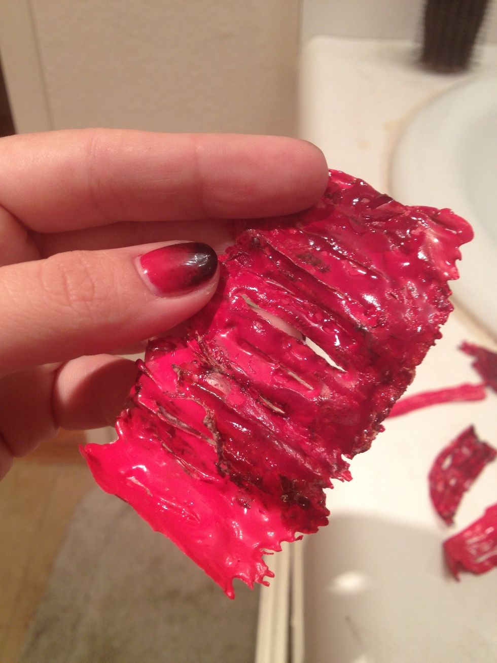 This one I used already hence the dirty look. This piece is the trachea part...
