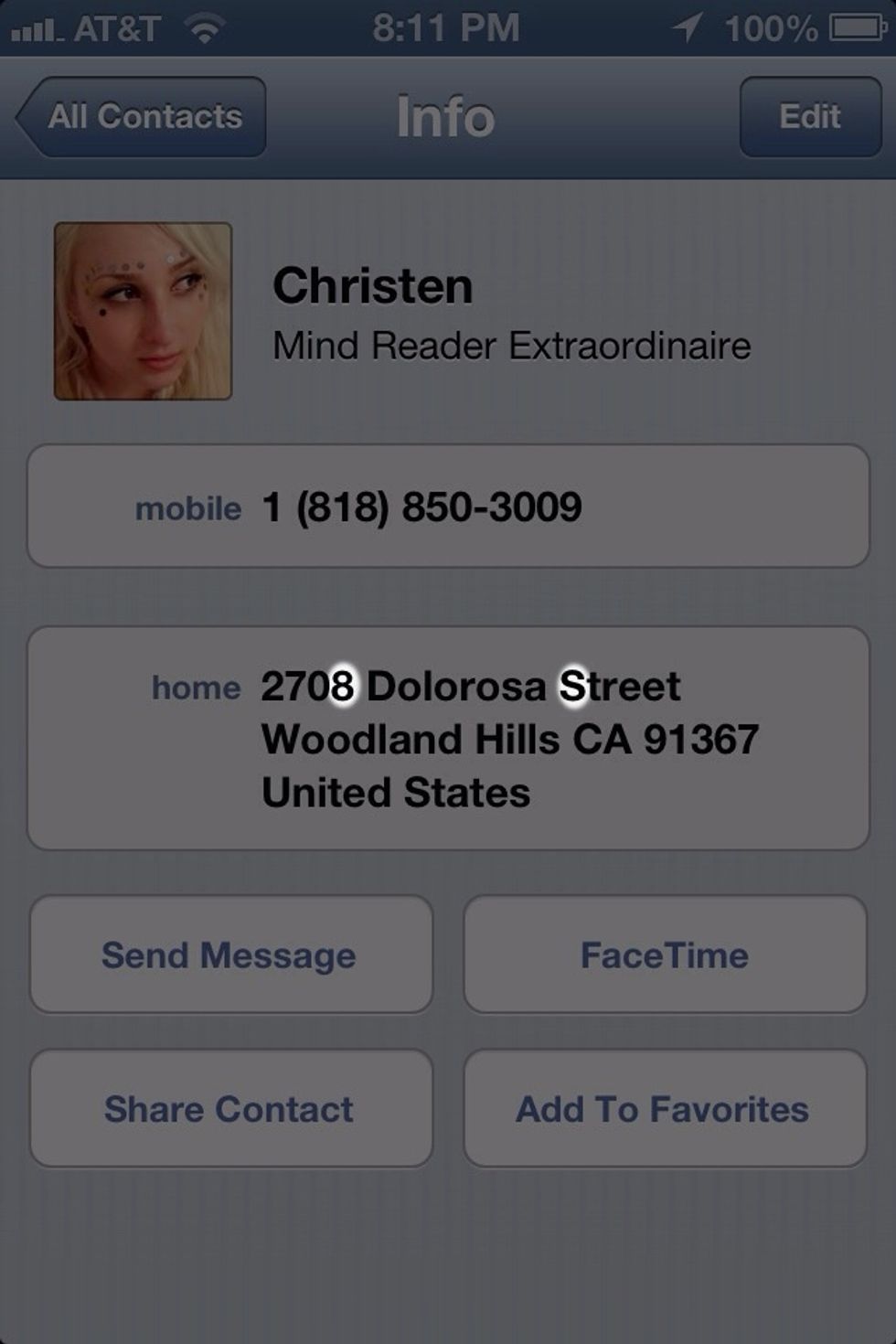 This one is 8 of Spades. So the address helps you confirm that you've secretly told the app the correct card.
