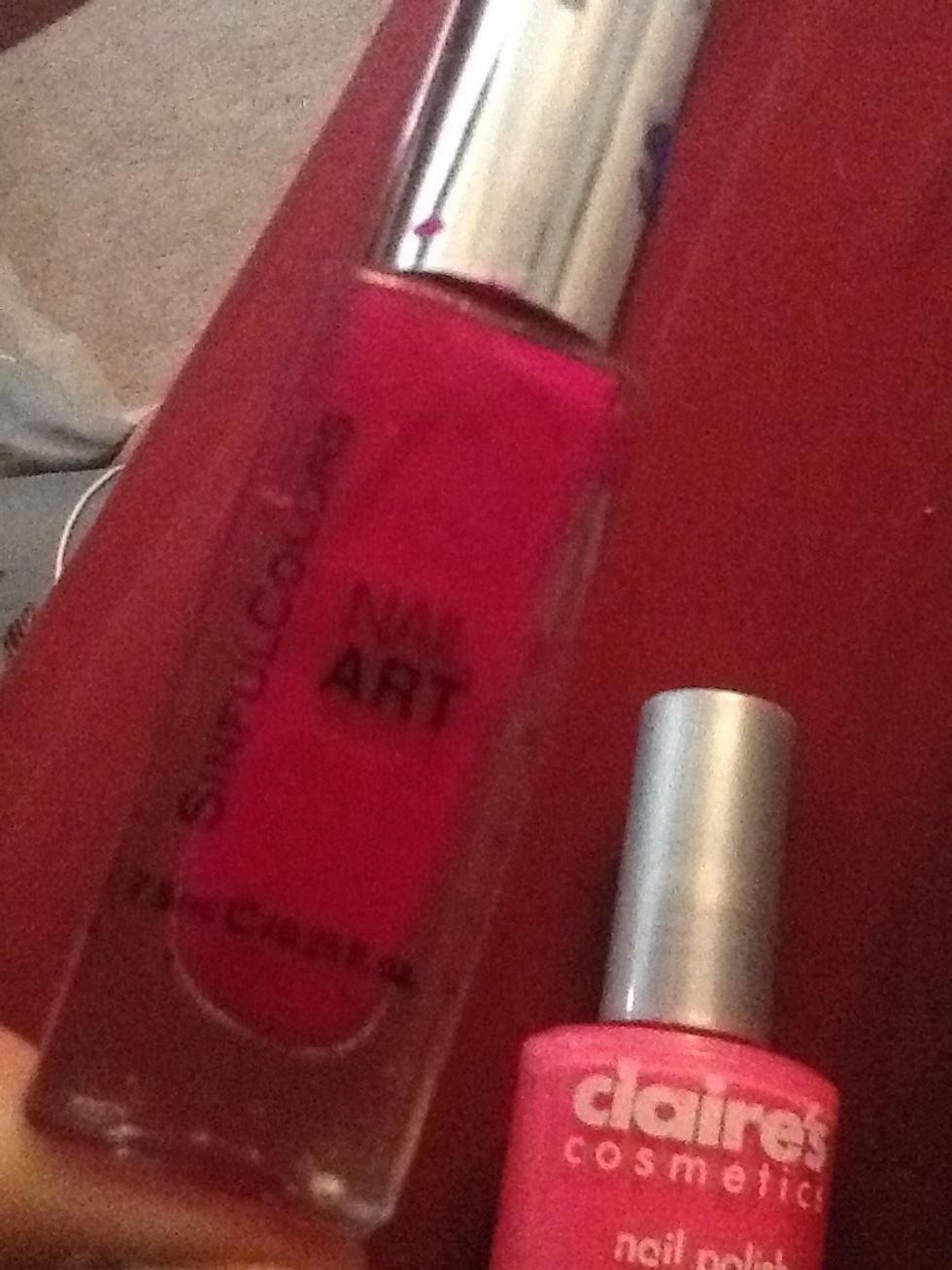 This one is also Sinful Colors. It is a striper though, but I'm going to make it work and paint my nail with it anyway. #1627 Sour Grapes