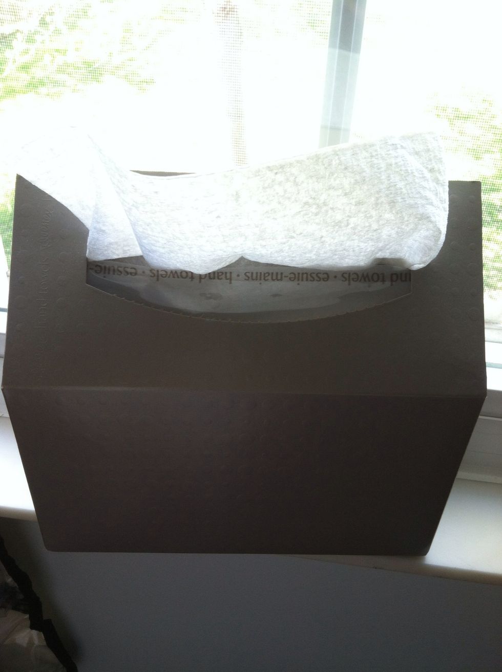 This one is for our mask. This is made by Kleenex. It's like a paper towel.