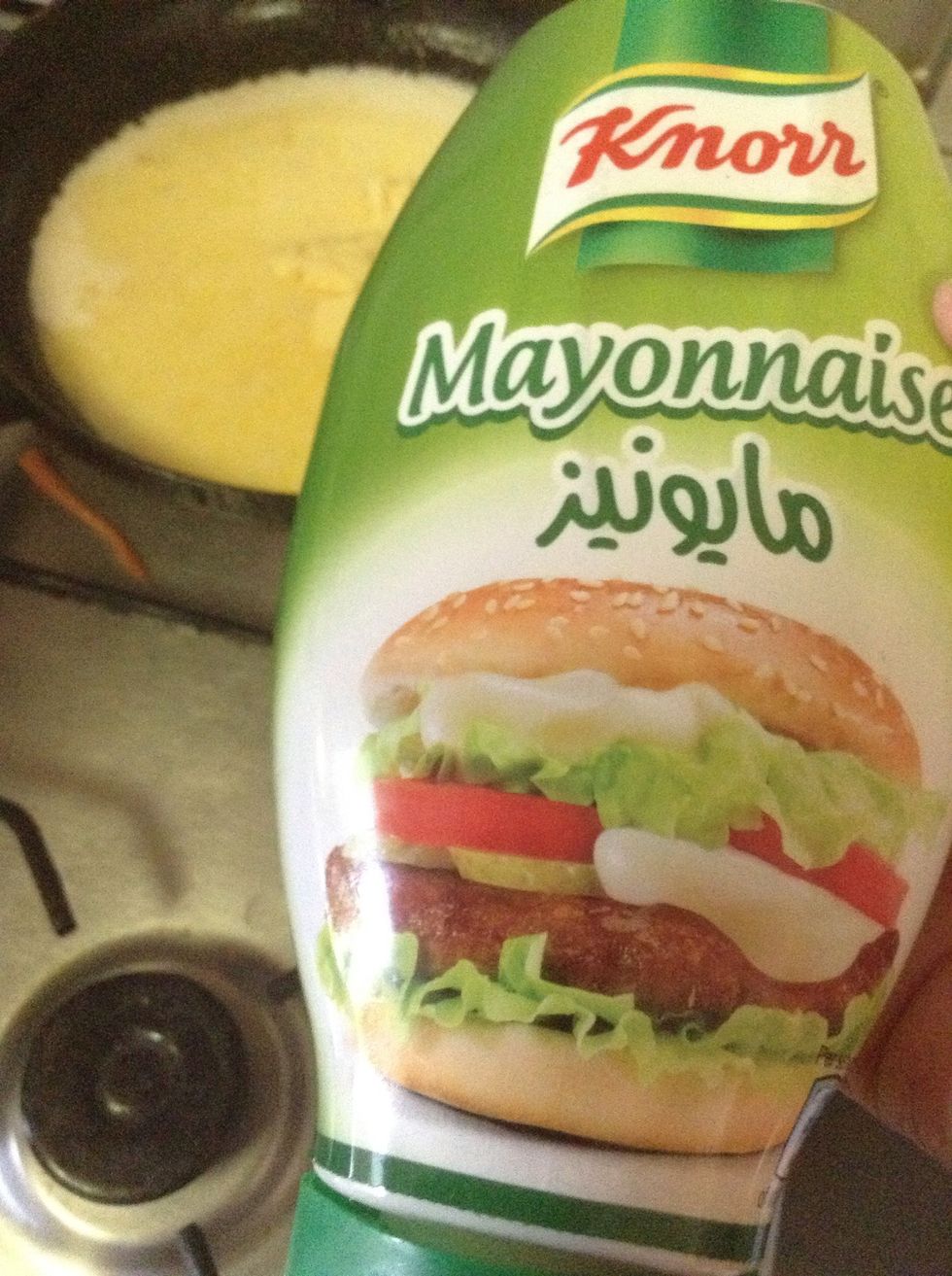 This one is simple mayonnaise you cab add the garlic flavored one too