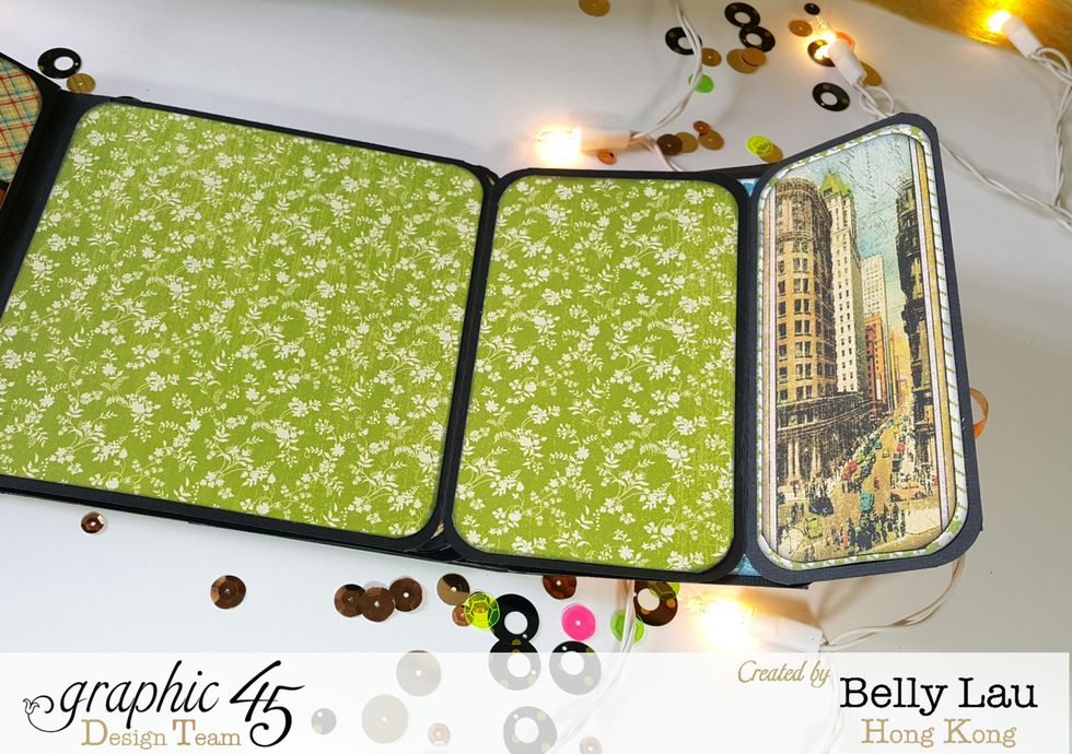 This page is fold at 2-1/2" and 6"