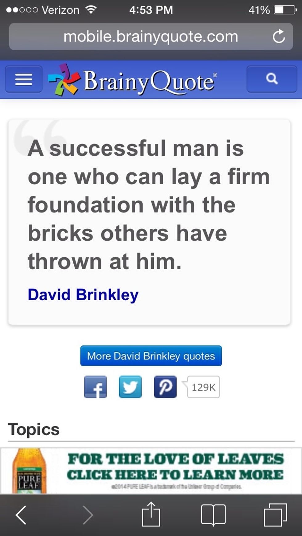 This quote means to me that you can't let people tell you you can't do it. Being resilient is a big factor to be successful.