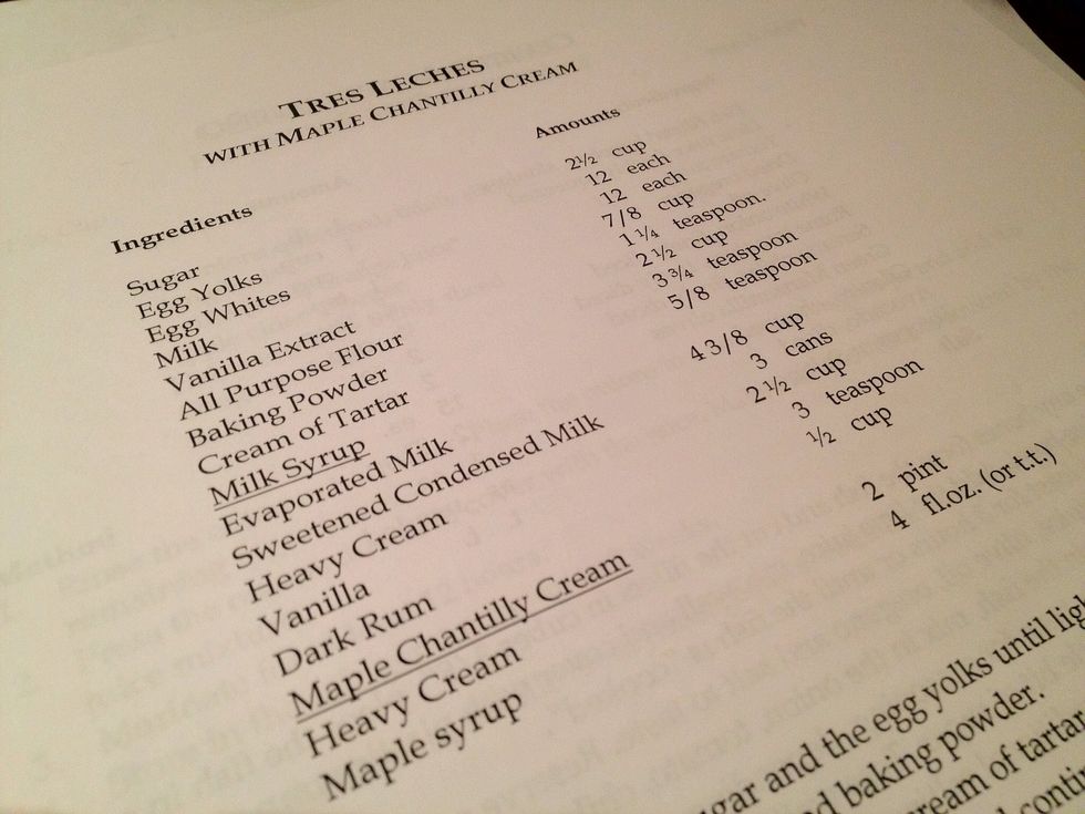 This recipe from the Culinary Institute of America, San Antonio, makes enough for a party (20 or so servings). Scale as appropriate - or make sure you're hungry! (Note the split of ingredients above)