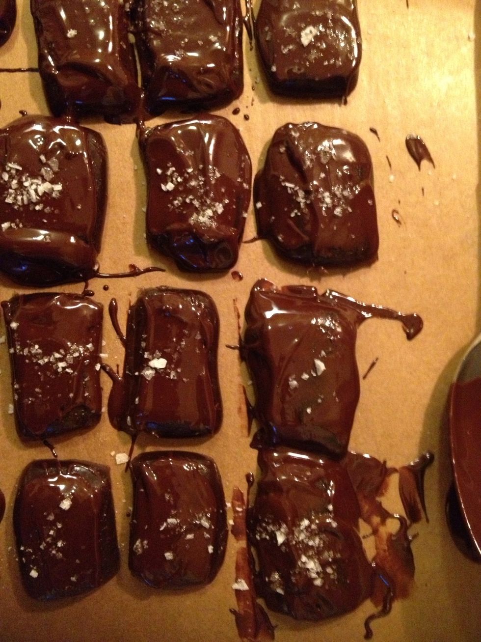 This recipe makes between 40-60 pieces.