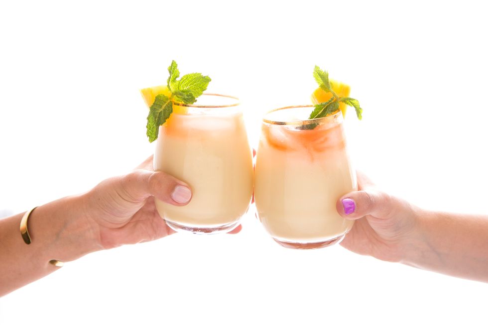 This recipe was inspired by: http://www.thekitchn.com/this-pia-colada-has-only-2-ingredients-and-its-marvelous-drinks-from-the-kitchn-206586