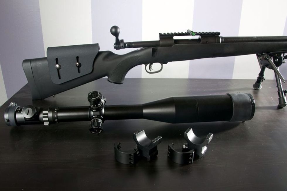 This rifle already has a picatinny rail mount on the gun, we'll just put the scope rings onto that. Otherwise, you can get rings for your specific rifle's screw holes.