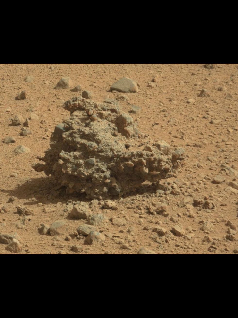 This rock has been eroded. From different processes such as chemical, physical, and biological. Different machines are now moving these rocks.