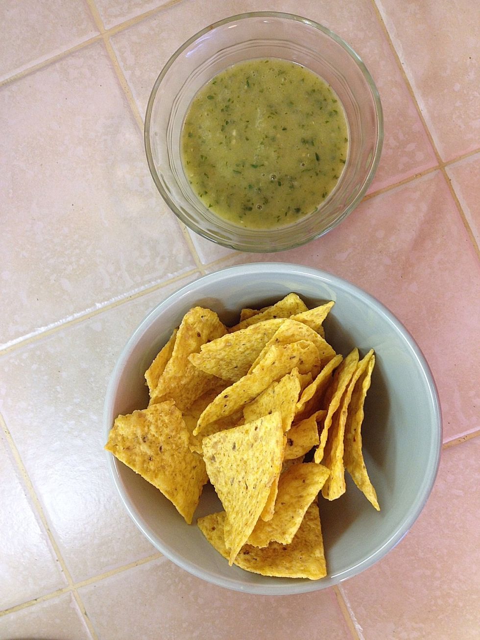 This salsa is best served warm. Try it with tortilla chips for a snack, or...