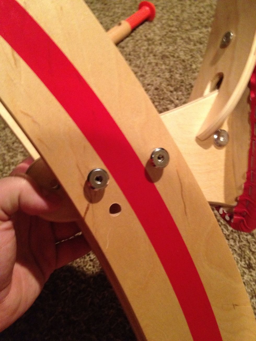 This screw placement is for the standard seat installation.