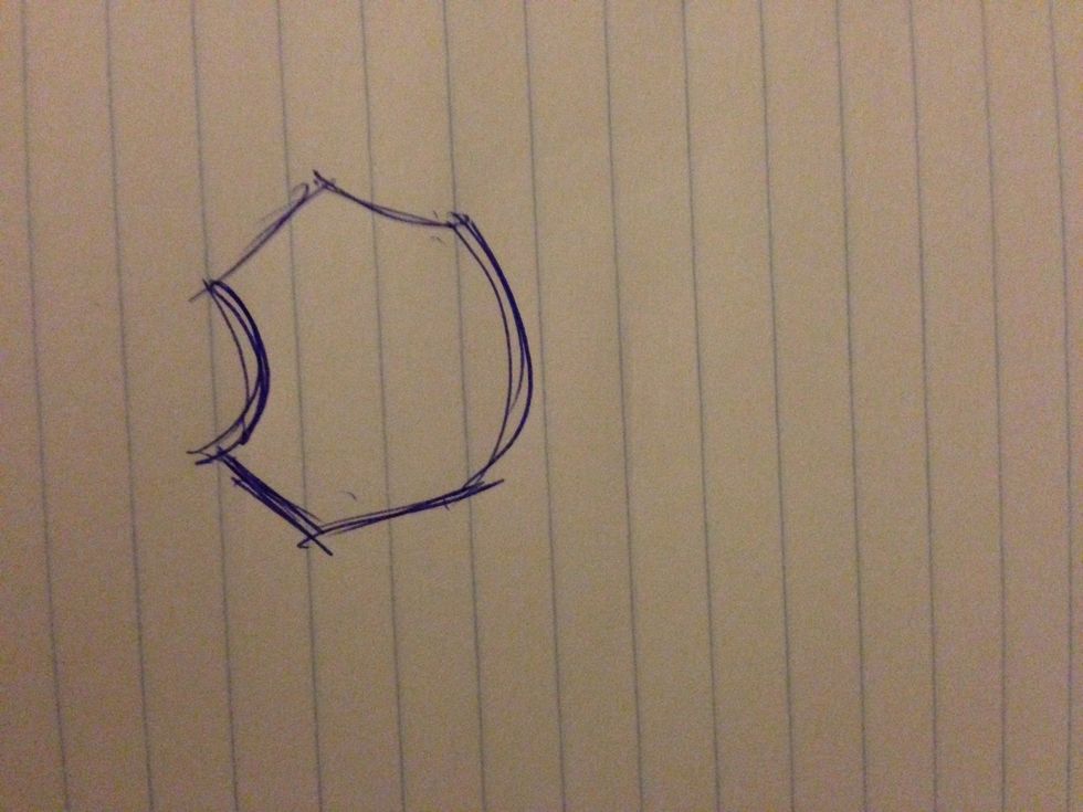 This shape is the hand bones you just learned