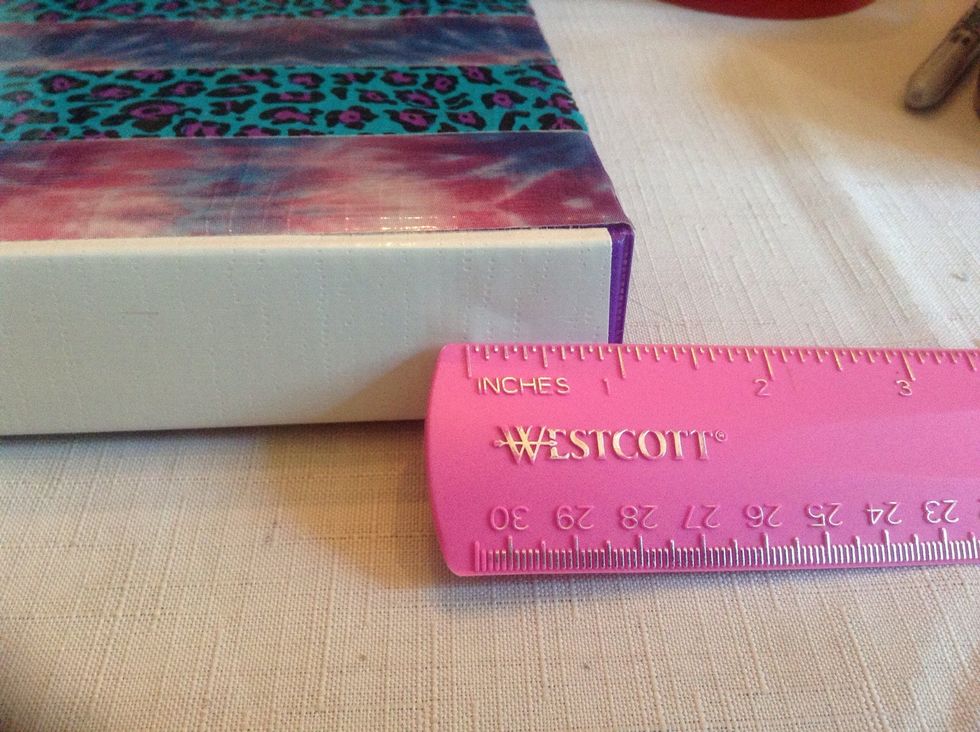 This should be the distance to the "post". Make sure it will cover up to your label.