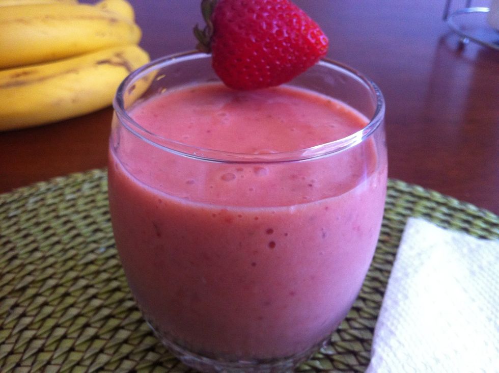 This smoothie gives a great taste.