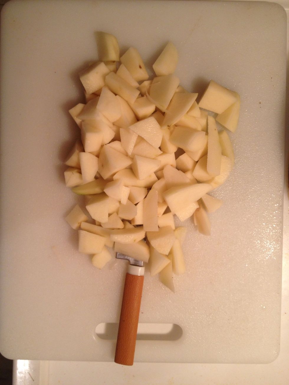 This something how when you finish off cutting them should look like, but again it depends on how much exactly are you making.