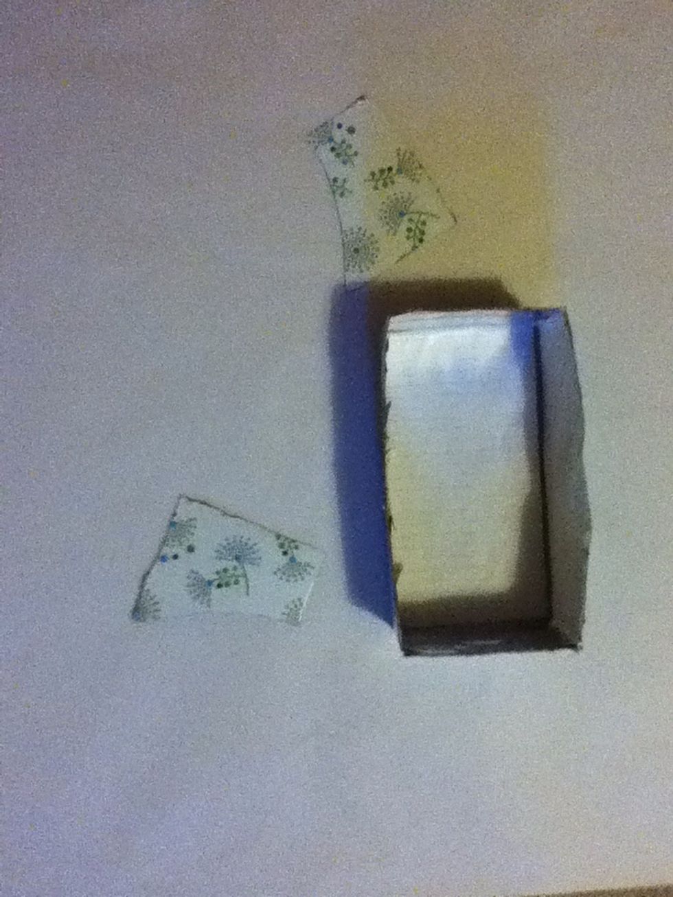 This step is optional, you can either cut off the straps, or leave them for making a lid. I chose to snip them off.