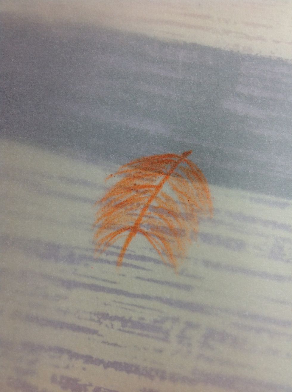 This time, draw downward strokes. The strokes should start from the middle. Remember, your pencil should only touch the paper once which gives it a nice effect.