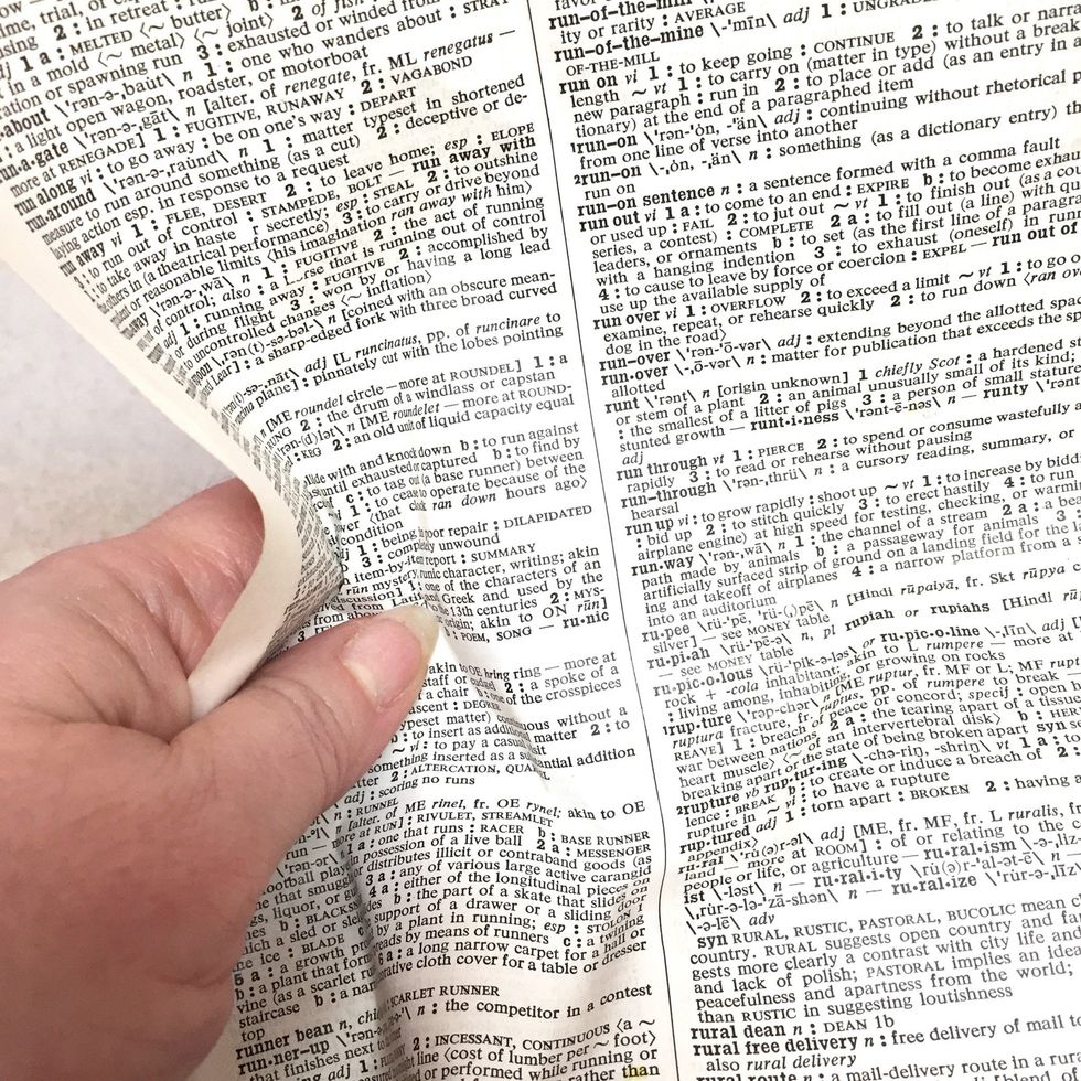 this time i slightly crumpled the dictionary page before placing it on the plate. this will create lines and creases in the design.