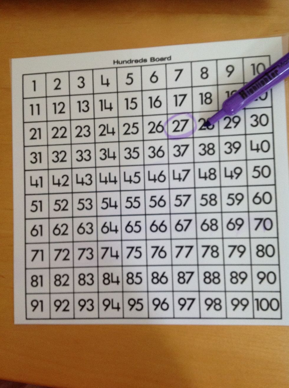 This time let's try starting at 27.