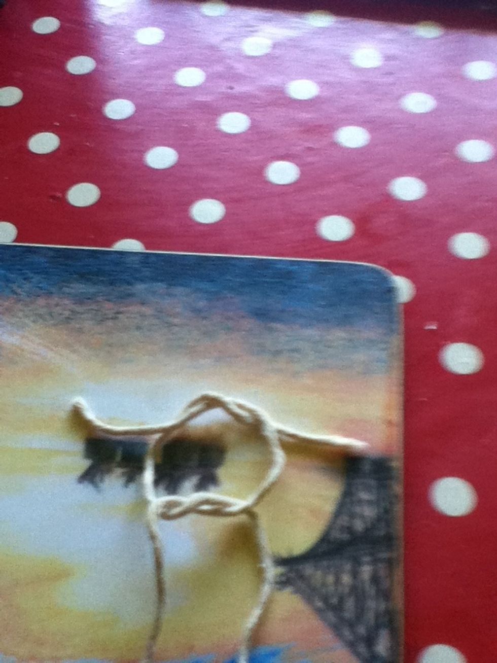 This time repeat the same method but with the right side over the top then under.