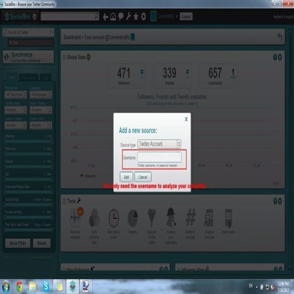 This tool is used to get information and insights about your "competitors."