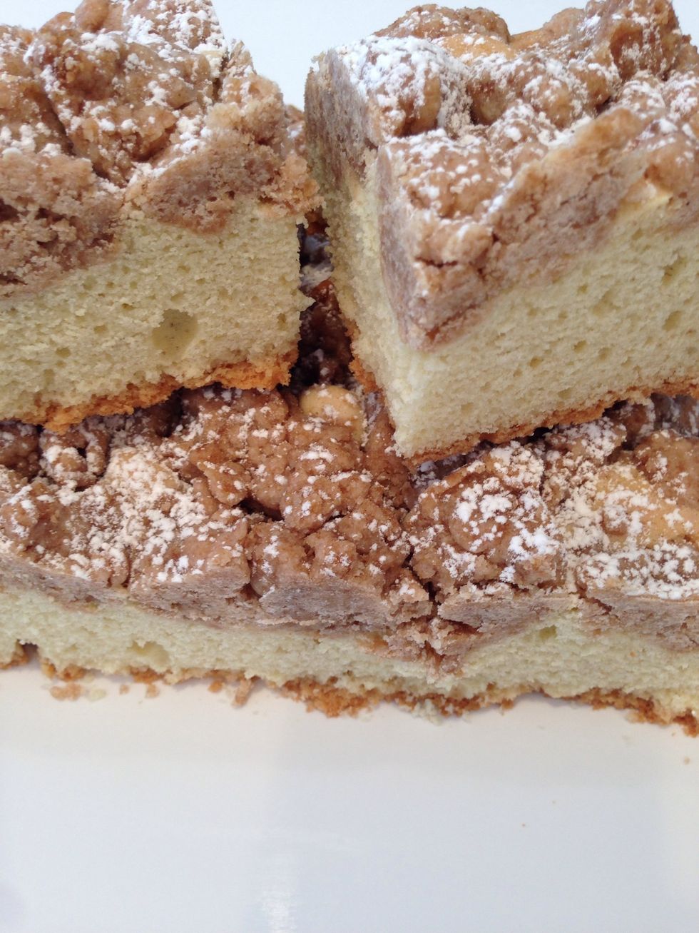 This used to be called New York Crumb Cake but they lost the title when they started chasing the calories and salt out of all 5 boroughs. You can't even get it there .