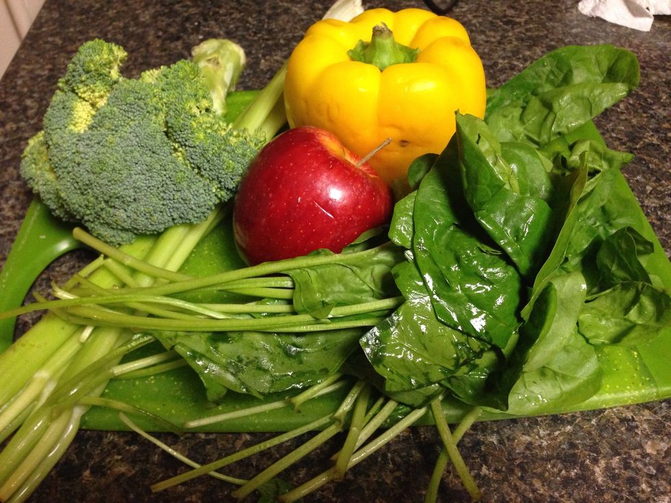 This version had broccoli instead of a cucumber.