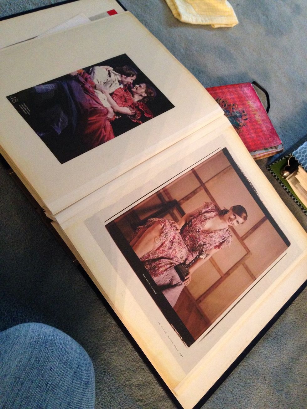 This was an all-photo diary I made to collect cool magazine articles and photo collages that I made that were personal to me. I did it slowly over a few years.