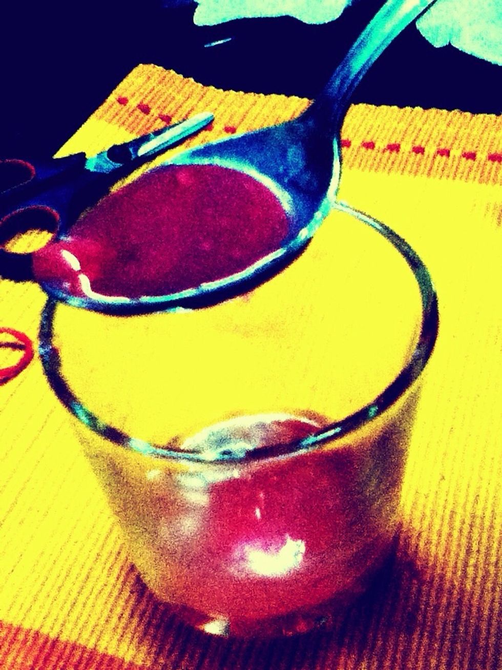 This was how my lip gloss looked once I was done..