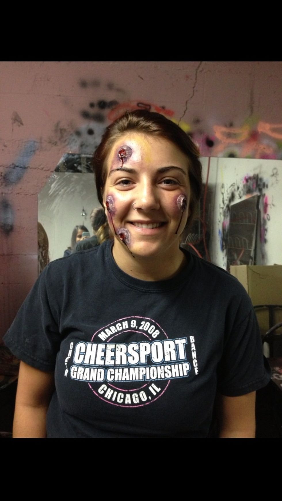 This was my first special FX makeup job. It was so different at first, but now i love making bruises, this is definitely something i hope i will be good at in the future.