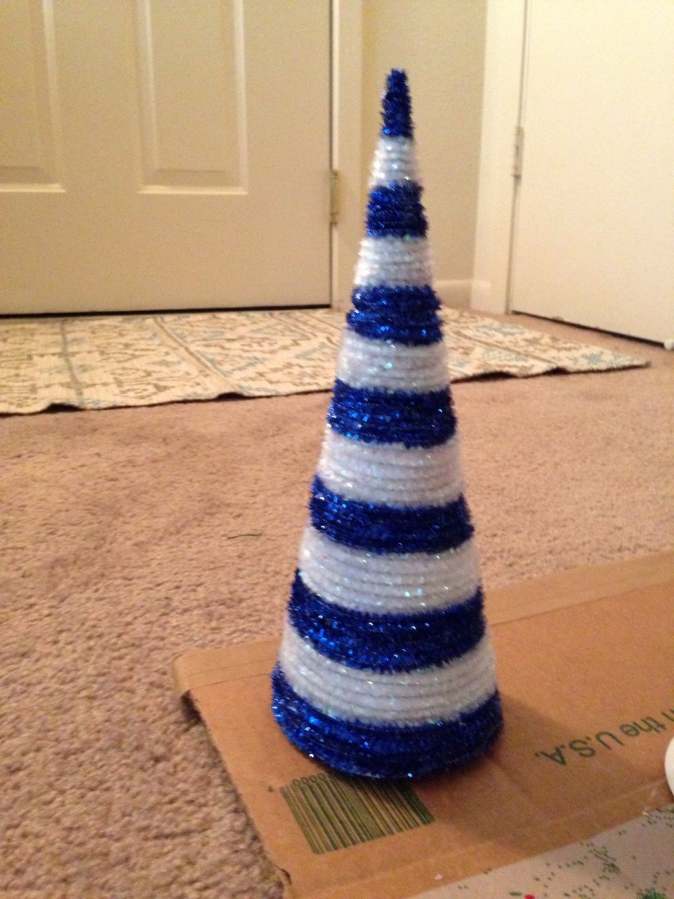 This was the most time consuming one. P.s. The top stripes were mostly made from the trimmed ones from near the middle